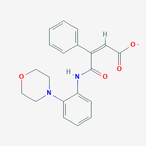 molecular formula C20H19N2O4- B281845 (Z)-4-(2-morpholin-4-ylanilino)-4-oxo-3-phenylbut-2-enoate 