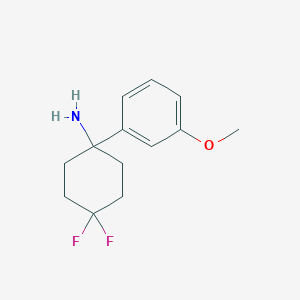 4,4-Difluoro-1-(3-methoxyphenyl)cyclohexanamine