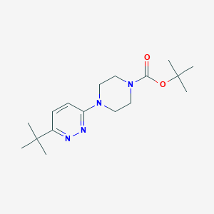 molecular formula C17H28N4O2 B2818472 Tert-butyl 4-(6-tert-butylpyridazin-3-yl)piperazine-1-carboxylate CAS No. 2380080-49-7