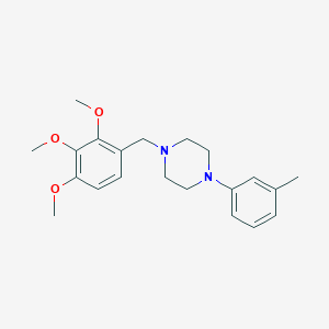 1-(3-Methylphenyl)-4-(2,3,4-trimethoxybenzyl)piperazine