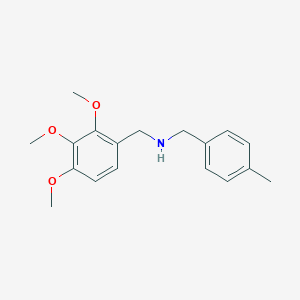 N-(4-methylbenzyl)-N-(2,3,4-trimethoxybenzyl)amine