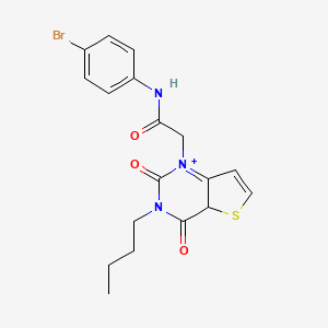 molecular formula C18H18BrN3O3S B2818508 N-(4-bromophenyl)-2-{3-butyl-2,4-dioxo-1H,2H,3H,4H-thieno[3,2-d]pyrimidin-1-yl}acetamide CAS No. 1252877-66-9