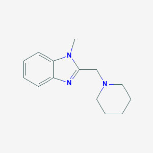 molecular formula C14H19N3 B281851 1-methyl-2-(1-piperidinylmethyl)-1H-benzimidazole 