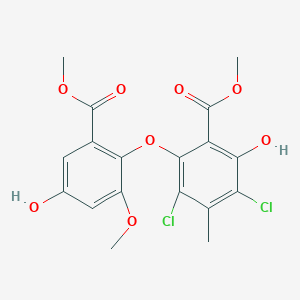 molecular formula C18H16Cl2O8 B2818517 Methyl dichloroasterrate CAS No. 398118-62-2
