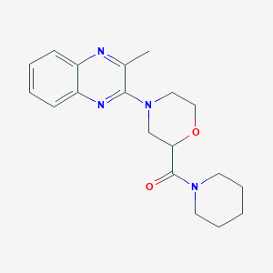 2-Methyl-3-[2-(piperidine-1-carbonyl)morpholin-4-yl]quinoxaline