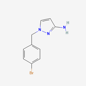 molecular formula C10H10BrN3 B2818527 1-(4-bromobenzyl)-1H-pyrazol-3-amine CAS No. 925580-09-2