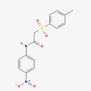 N-(4-nitrophenyl)-2-tosylacetamide
