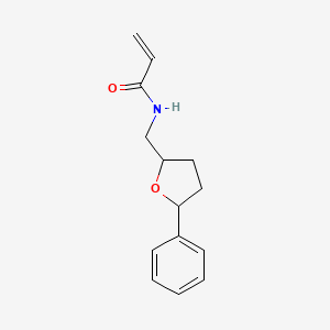 N-[(5-Phenyloxolan-2-yl)methyl]prop-2-enamide