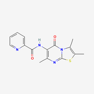 N-(2,3,7-trimethyl-5-oxo-5H-thiazolo[3,2-a]pyrimidin-6-yl)picolinamide