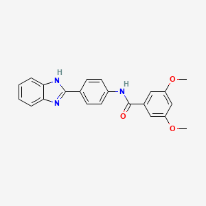 N-[4-(1H-benzimidazol-2-yl)phenyl]-3,5-dimethoxybenzamide