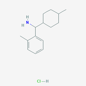 (4-Methylcyclohexyl)(2-methylphenyl)methanamine hydrochloride