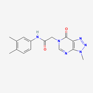 N-(3,4-dimethylphenyl)-2-(3-methyl-7-oxo-3H-[1,2,3]triazolo[4,5-d]pyrimidin-6(7H)-yl)acetamide