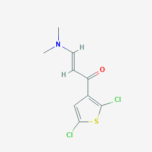 (E)-1-(2,5-dichlorothiophen-3-yl)-3-(dimethylamino)prop-2-en-1-one