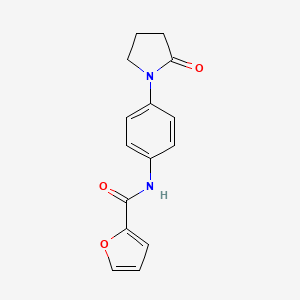 N-[4-(2-oxopyrrolidin-1-yl)phenyl]furan-2-carboxamide