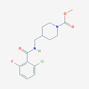 Methyl 4-((2-chloro-6-fluorobenzamido)methyl)piperidine-1-carboxylate