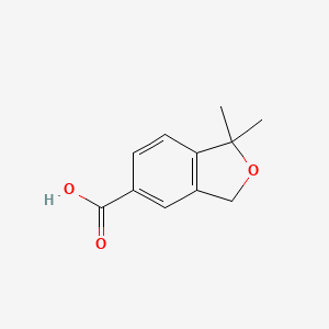 molecular formula C11H12O3 B2818734 1,1-Dimethyl-1,3-dihydro-2-benzofuran-5-carboxylic acid CAS No. 1093214-59-5