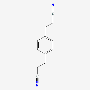 molecular formula C12H12N2 B2818737 3-[4-(2-Cyanoethyl)phenyl]propanenitrile CAS No. 15201-41-9
