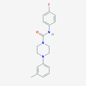 N-(4-fluorophenyl)-4-(3-methylphenyl)piperazine-1-carboxamide