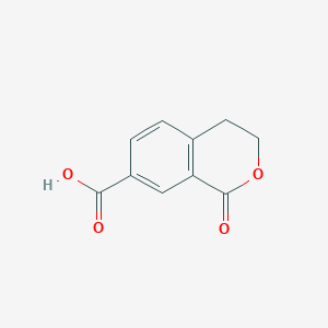 molecular formula C10H8O4 B2818740 1-Oxo-3,4-dihydro-1H-2-benzopyran-7-carboxylic acid CAS No. 52465-55-1