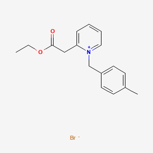 2-(2-Ethoxy-2-oxoethyl)-1-(4-methylbenzyl)pyridinium bromide