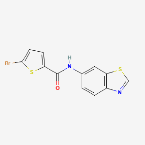 N-(benzo[d]thiazol-6-yl)-5-bromothiophene-2-carboxamide