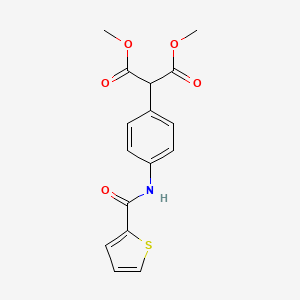 Dimethyl 2-{4-[(2-thienylcarbonyl)amino]phenyl}malonate