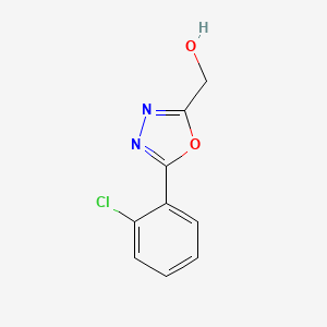 [5-(2-Chlorophenyl)-1,3,4-oxadiazol-2-yl]methanol
