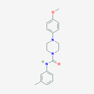 molecular formula C19H23N3O2 B281881 4-(4-methoxyphenyl)-N-(3-methylphenyl)piperazine-1-carboxamide 