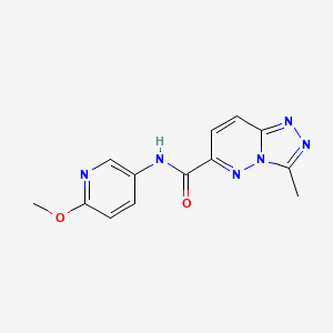 N-(6-Methoxypyridin-3-yl)-3-methyl-[1,2,4]triazolo[4,3-b]pyridazine-6-carboxamide