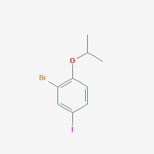 molecular formula C9H10BrIO B2818813 2-Bromo-4-iodo-1-isopropoxybenzene CAS No. 1369903-35-4