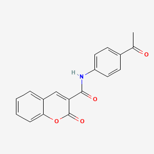 N-(4-Acetylphenyl)-2-oxo-2H-chromene-3-carboxamide