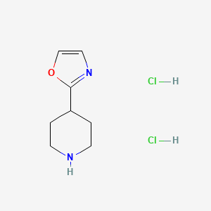 4-(1,3-Oxazol-2-yl)piperidine dihydrochloride