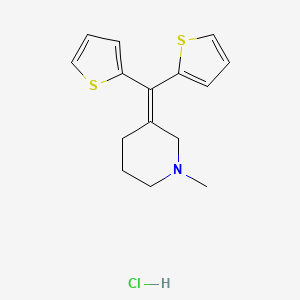molecular formula C15H18ClNS2 B2818830 Tipepidine hydrochloride CAS No. 1449686-84-3