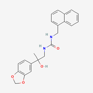 1-(2-(Benzo[d][1,3]dioxol-5-yl)-2-hydroxypropyl)-3-(naphthalen-1-ylmethyl)urea