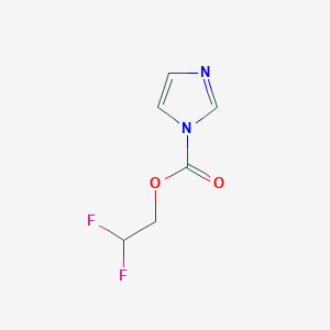 molecular formula C6H6F2N2O2 B2818857 2,2-Difluoroethyl 1H-imidazole-1-carboxylate CAS No. 1980034-77-2