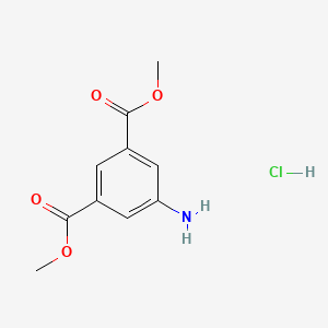 molecular formula C10H12ClNO4 B2818886 Dimethyl 5-aminoisophthalate hydrochloride CAS No. 185457-33-4
