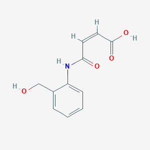 molecular formula C11H11NO4 B281890 4-[2-(Hydroxymethyl)anilino]-4-oxo-2-butenoic acid 