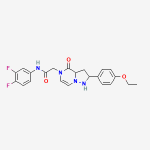 N-(3,4-difluorophenyl)-2-[2-(4-ethoxyphenyl)-4-oxo-4H,5H-pyrazolo[1,5-a]pyrazin-5-yl]acetamide