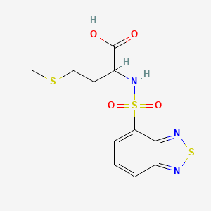 2-(2,1,3-Benzothiadiazol-4-ylsulfonylamino)-4-methylsulfanylbutanoic acid