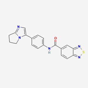 N-(4-(6,7-dihydro-5H-pyrrolo[1,2-a]imidazol-3-yl)phenyl)benzo[c][1,2,5]thiadiazole-5-carboxamide