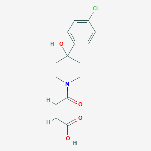 molecular formula C15H16ClNO4 B281893 (Z)-4-[4-(4-chlorophenyl)-4-hydroxypiperidin-1-yl]-4-oxobut-2-enoic acid 