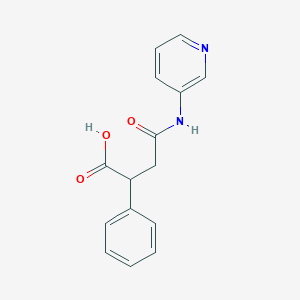 molecular formula C15H14N2O3 B281894 4-Oxo-2-phenyl-4-(pyridin-3-ylamino)butanoic acid 