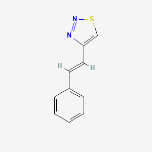 molecular formula C10H8N2S B2818959 4-苯乙烯基-1,2,3-噻二唑 CAS No. 74959-66-3