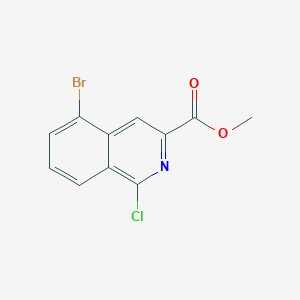 Methyl 5-bromo-1-chloroisoquinoline-3-carboxylate