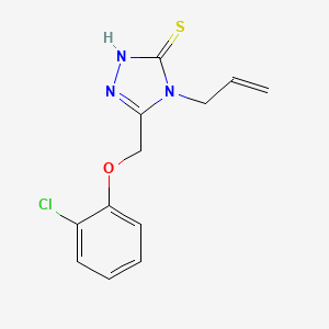 4-allyl-5-[(2-chlorophenoxy)methyl]-4H-1,2,4-triazole-3-thiol