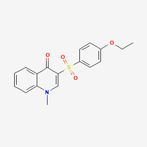 3-((4-ethoxyphenyl)sulfonyl)-1-methylquinolin-4(1H)-one