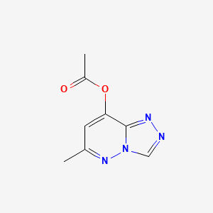 6-Methyl[1,2,4]triazolo[4,3-b]pyridazin-8-yl acetate