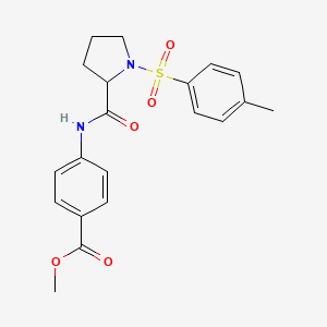 Methyl 4-(1-tosylpyrrolidine-2-carboxamido)benzoate