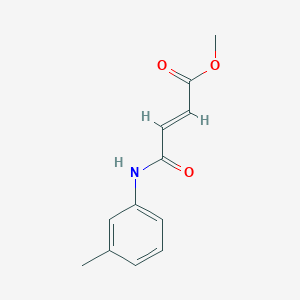 molecular formula C12H13NO3 B281901 Methyl 4-oxo-4-(3-toluidino)-2-butenoate 