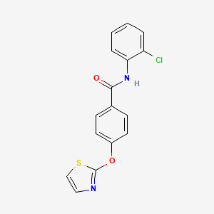 N-(2-chlorophenyl)-4-(1,3-thiazol-2-yloxy)benzamide